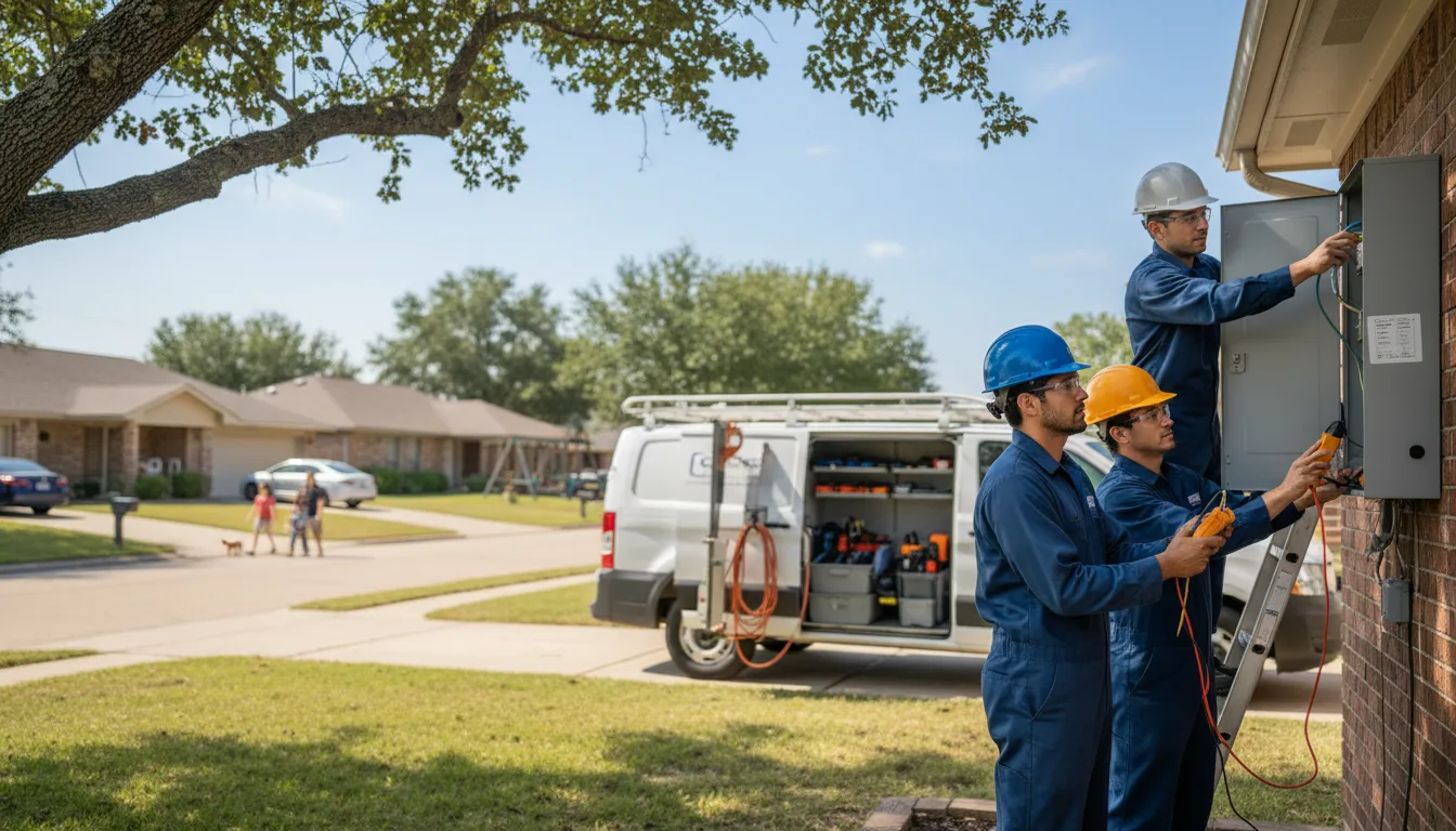 Certified electrician providing emergency electrical services in Callaway, MD